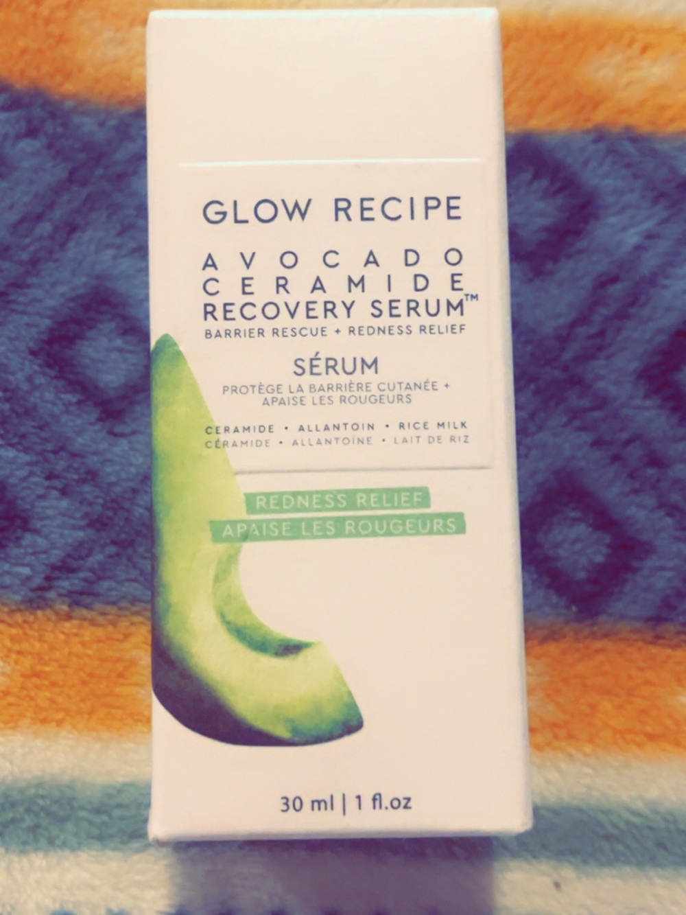 Glow Recipe Avocado Ceramide Recovery Serum - White & Green